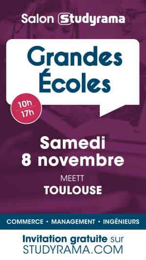 Affiche Salon Studyrama Grandes Ecoles de Toulouse
