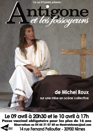 Affiche Antigone et les Fossoyeurs de Michel ROUX
