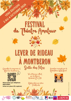 Affiche Lever de Rideau à Montberon