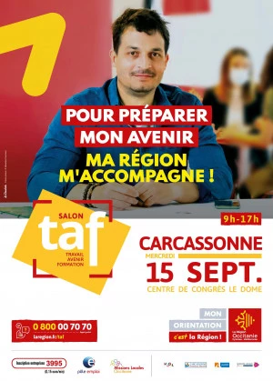 Affiche Salon TAF (Travail Avenir Formation)