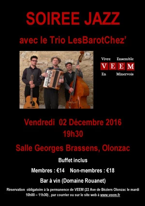 Affiche Soirée Jazz