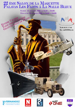 Affiche Salon de la Maquette de Palavas