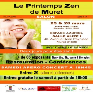 Affiche Salon bien-être et zen