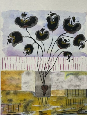 Affiche Exposition peinture et sculpture à Joucas 