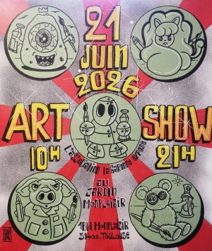 Affiche La Garonne Expose au Jardin Monplaisir