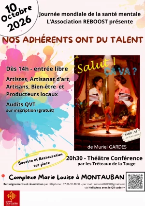 Affiche Journée Reboost Nos adhérents ont du talent