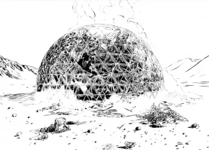 Affiche Exposition de David Coste – ouverture de la saison anniversaire de Maison Salvan