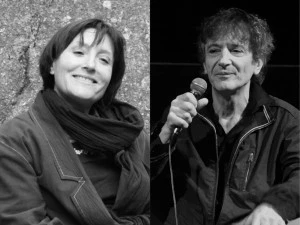 Affiche Rencontre littéraire avec Odile Cariteau, plasticienne et Hubert Haddad, auteur