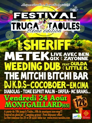 Affiche Festival des TRuca Taoules