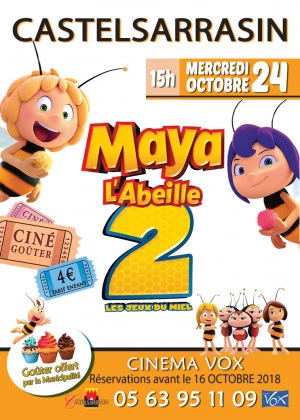 Affiche CINE-GOUTER - Maya L'Abeille 2 - Les Jeux du Miel