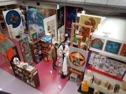 L'intérieur de l'Atelier lors d'une précédente JAA.