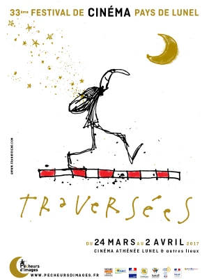 Affiche Festival de Cinéma Traversées Pays de Lunel