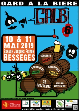 Affiche Festival Gard à la bière - 6ème édition