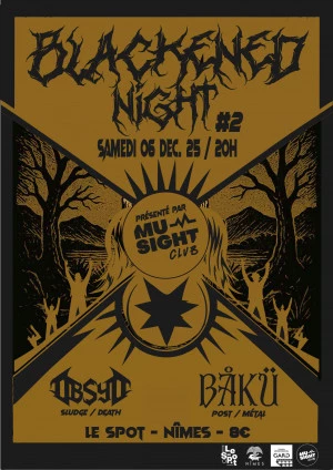 Affiche BLACKENED NIGHT #2