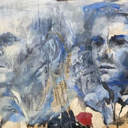 Rencontres Hébrides Extérieures Iles Silencieuses - Peinture à la cire sur partition