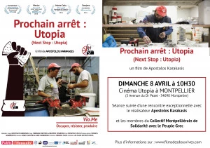 Affiche Projection exceptionnelle en présence du réalisateur "Prochain arrêt : Utopia" 
