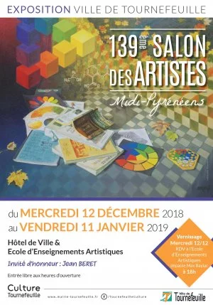 Affiche Salon des peintres Midi-Pyrénées 