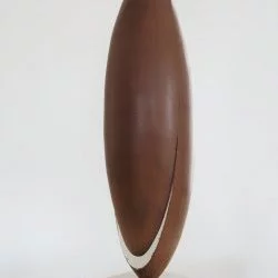 Sans titre - sculpture acier corten oxydé, socle béton, 80 cm, 2023 - Guilhem Brandy 