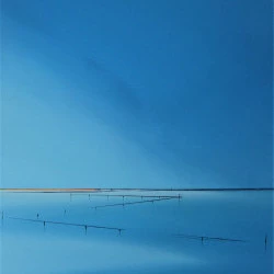 Rivage N°60 PF - Acrylique sur toile 35/48 cm