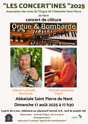 Affiche Concert'ines 2025 : concert de clôture 