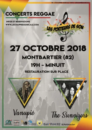 Affiche Concerts Vanupie & The Sunvizors