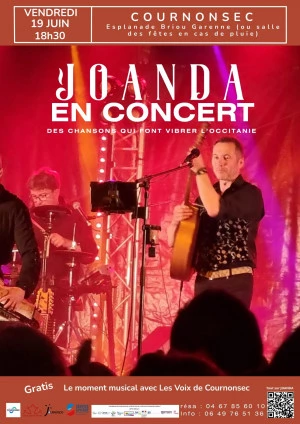 Affiche 1000 ans - Joanda en concert
