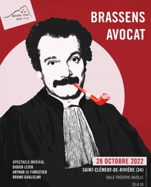 Affiche Brassens avocat