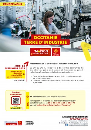 Affiche Occitanie Terre d'industrie