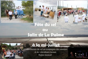 Affiche Fête du sel au Salin de La Palme