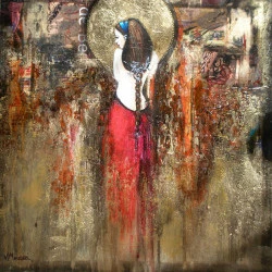 Lumière du jour - technique mixte sur toile