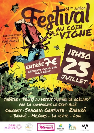 Affiche Festival Au Coin de la Vigne