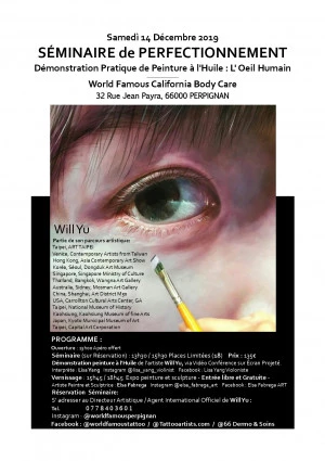 Affiche Séminaire (cours avancé) et Vernissage