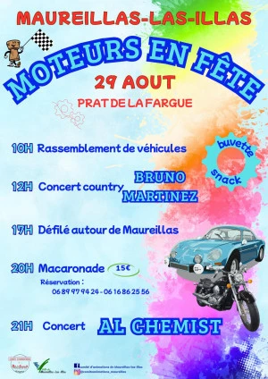 Affiche Fête des moteurs à Maureillas