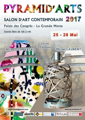 Affiche Salon d'Art Contemporain Pyramid'Arts