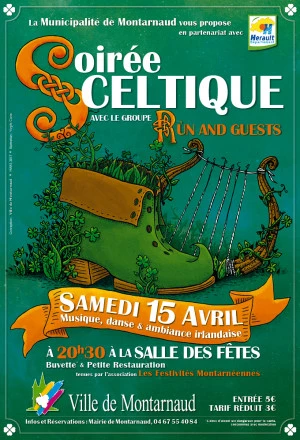 Affiche Soirée Celtique à Montarnaud