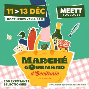 Affiche Marché Gourmand d'Occitanie