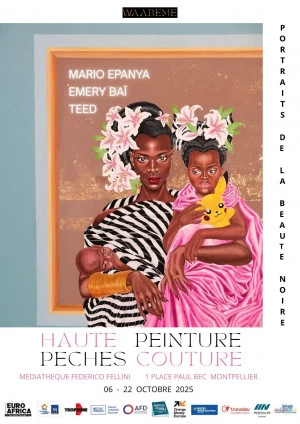 Affiche Portrait de la beauté noire