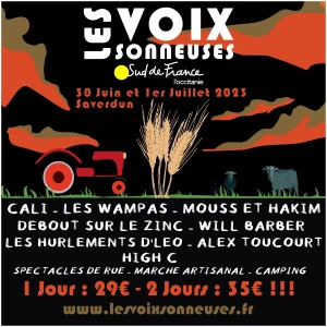 Affiche Les Voix Sonneuses Sud de France