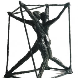 Le sablier - Bronze H 27 cm 2014