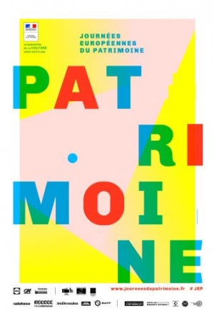 Affiche 35èmes Journées Européennes du Patrimoine au CRAC OCCITANIE