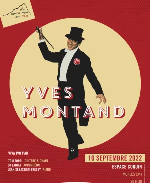Affiche Yves Montand-Viva Ivo