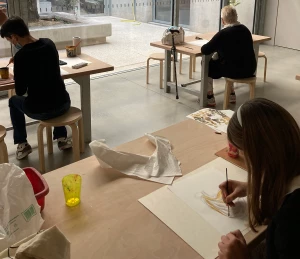 Affiche Stage dessin avec le Patio des Arts