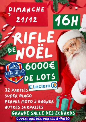 Affiche RIFLE de NOËL du BSFC 