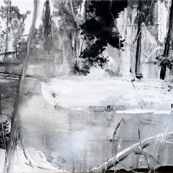 Sans titre - Acrylique et glycéro sur toile, 30x40cm, 2022 - Frédéric Fau 