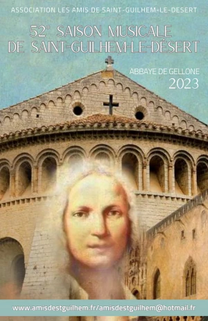 Affiche 52e Saison Musicale des Amis de Saint-Guilhem