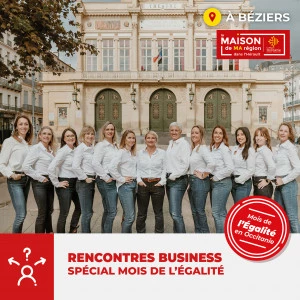 Affiche Rencontres business spécial mois de l'égalité 