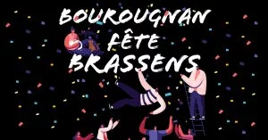 Affiche Daniel Villanova - Bourougnan fête Brassens
