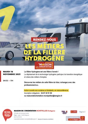 Affiche Les métiers de la filière Hydrogène