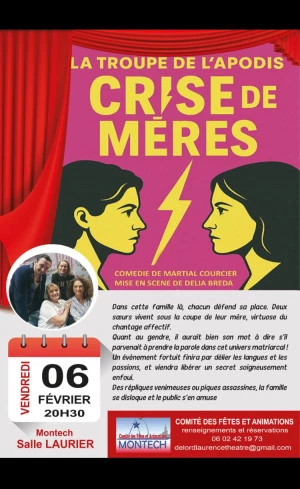 Affiche Théâtre : Crise de mères