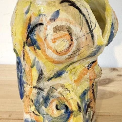 Céramique - Vase 40 cm hauteur cuit à 1240 °C